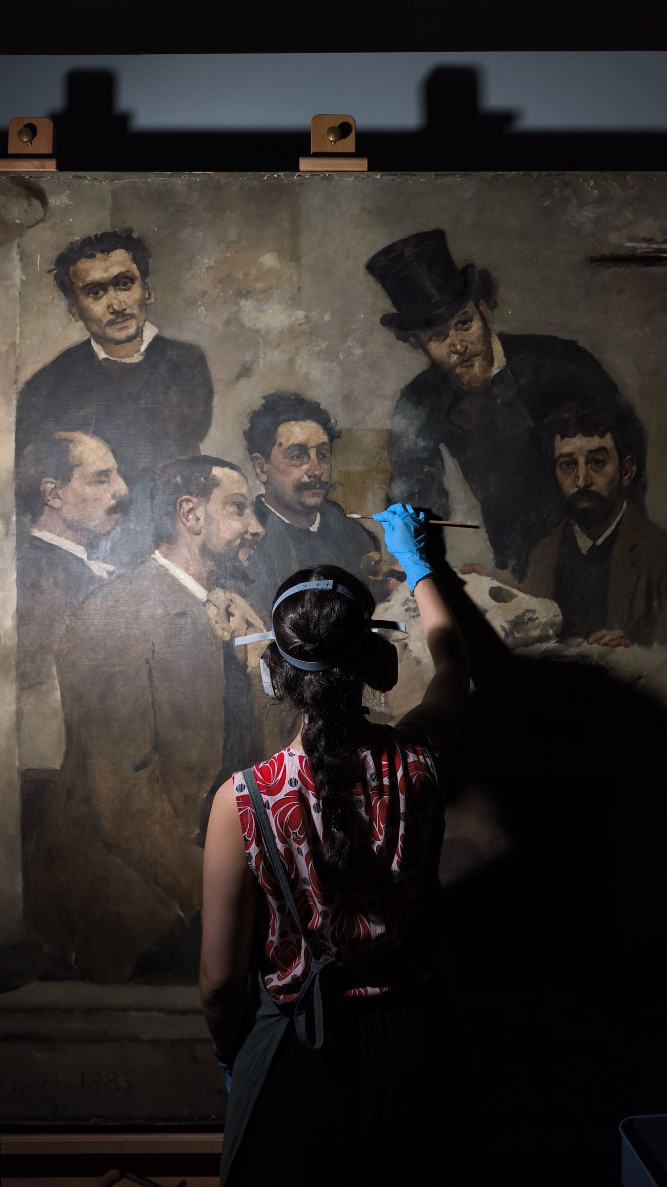 Varnish Removal @ Atelier José Mendes (Private Studio, Lisbon), 2026